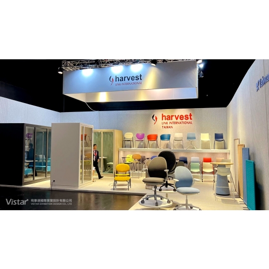 2022 Orgatec德國科隆辦公家具展,國際展覽設計&展覽施工執行 Booth Design & Construction