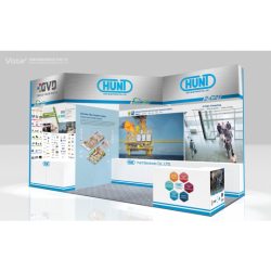 2022 Intersec Dubai 杜拜國防安全防護展 國際展覽設計 展覽施工執行 Booth Design Construction VISTAR